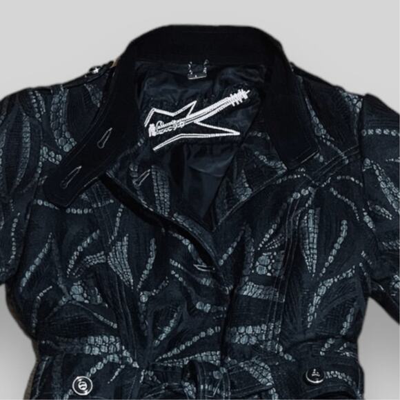 Custo Barcelona Gray/Black Coat | Size 8 - Picture 3 of 9